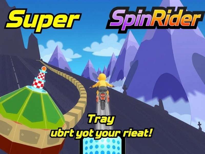 Super Spin Rider Game Banner